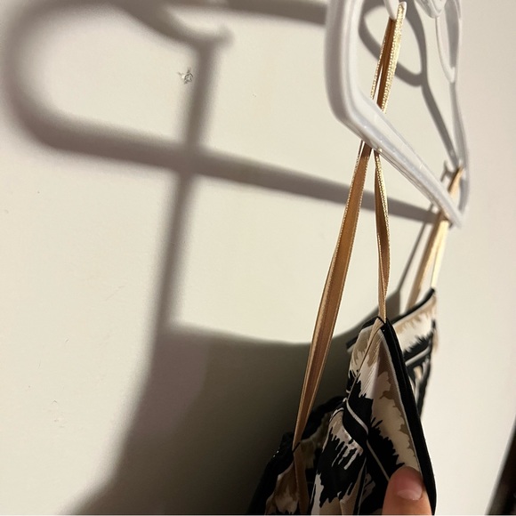 BCBG Max Azria Strapless Pockets Dress Animal Print Size Medium M - Picture 2 of 9